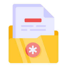 Medical folder icon