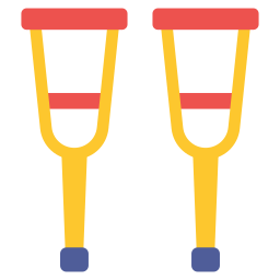 Crutches icon