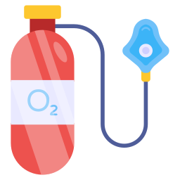 Oxygen supply icon