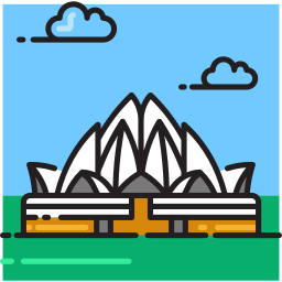 Lotus temple icon