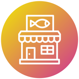 Fish shop icon