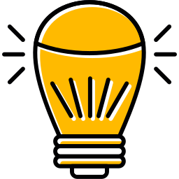 Led lamp icon