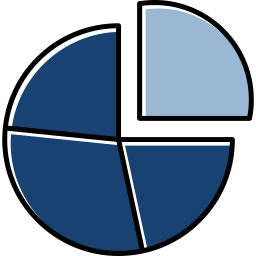 diagramme circulaire Icône