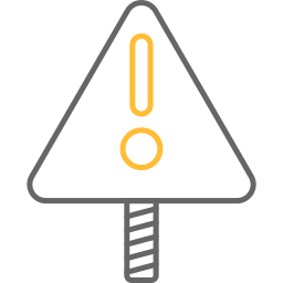 panneau d'avertissement Icône