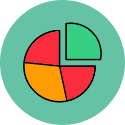 diagramme circulaire Icône