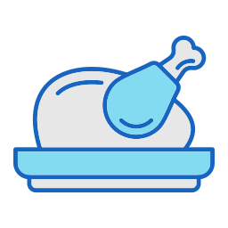 Roasted chicken icon