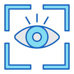 reconnaissance oculaire Icône