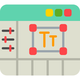text editor Icône
