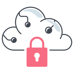 Cloud lock icon