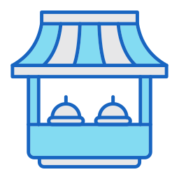 Food stall icon