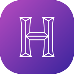 Letter h icon