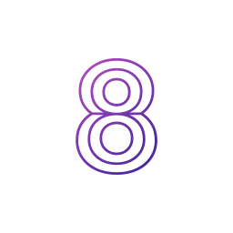 Number 8 icon