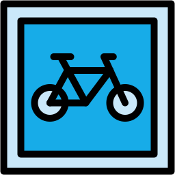 Bike lane icon