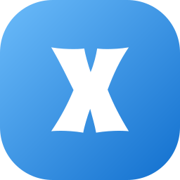 Letter x icon