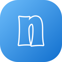 文字n icon