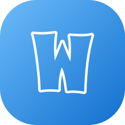 文字w icon