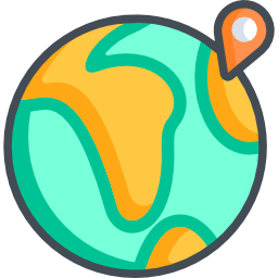 geographisches positionierungs system icon