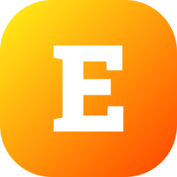 Letter e icon