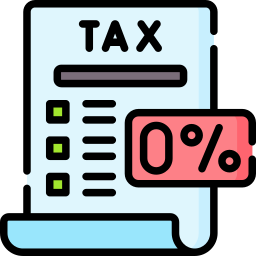 Tax free icon