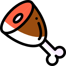 Ham leg icon