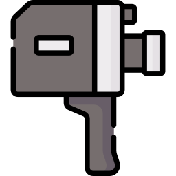 Movie camera icon