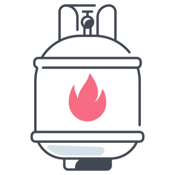 Gas cylinder icon