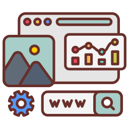 Web optimization icon