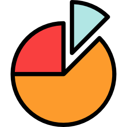 diagramme circulaire Icône