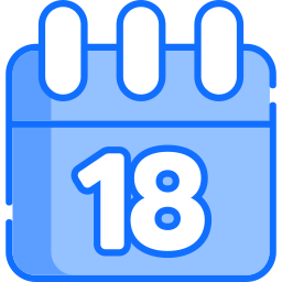 Calendar date icon