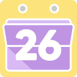 Calendar date icon