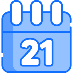 Calendar date icon