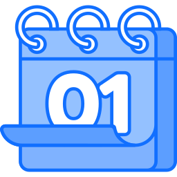 Calendar date icon