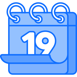 Calendar date icon