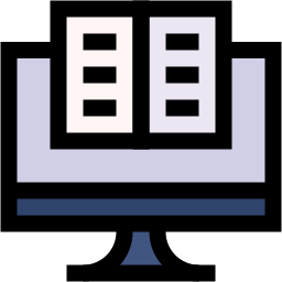 Online library icon