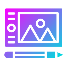 Graphic tablet icon