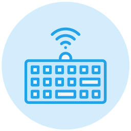 Wireless keyboard icon