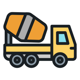 concrete mixer icon