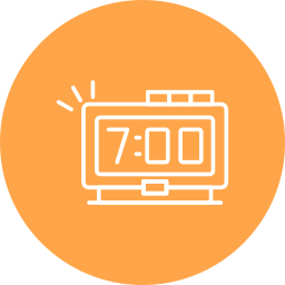 Digital clock icon