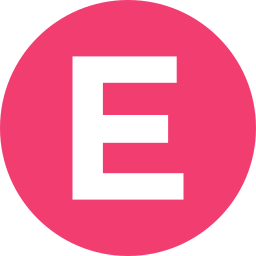 Letter e icon