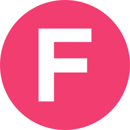 Letter f icon