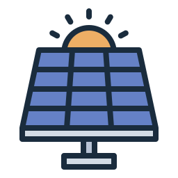 Solar panel icon