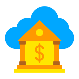 cloud banking icon