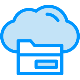 Cloud storage icon