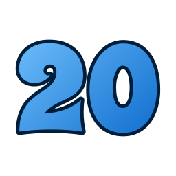 número 20 Ícone