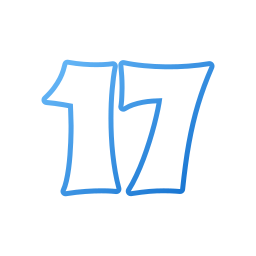 Number 17 icon