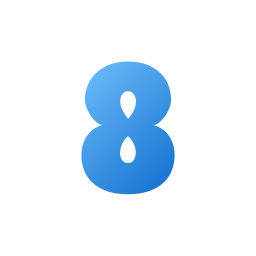 Number 8 icon