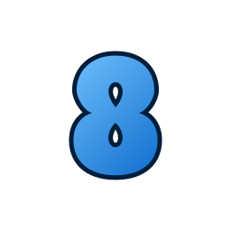 숫자 8 icon