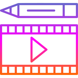 Video editing icon