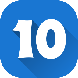 Number 10 icon