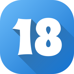 Number 18 icon